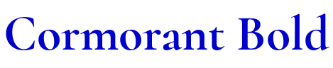 Cormorant Bold шрифт
